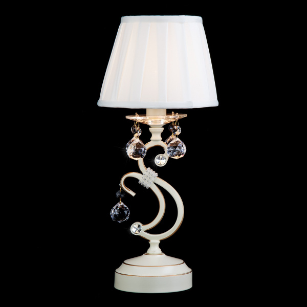 картинка Настольная лампа 12075/1T белый Strotskis настольная лампа от магазина BTSvet