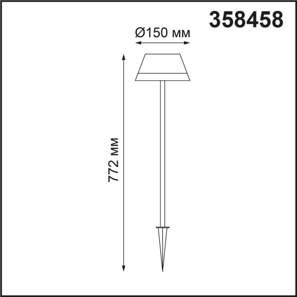 картинка Грунтовый светильник светодиодный Gonna 358458 IP54 от магазина BTSvet