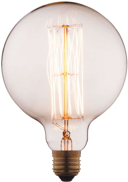 Ретро лампочка накаливания Эдисона груша E27 40W 2400-2800K G12540