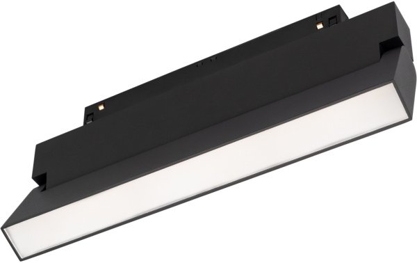 Трековый светильник светодиодный MAG-ORIENT-FLAT-FOLD-S230-12W Warm3000 (BK, 80 deg, 48V) (Arlight, IP20 Металл, 3 года) 034664