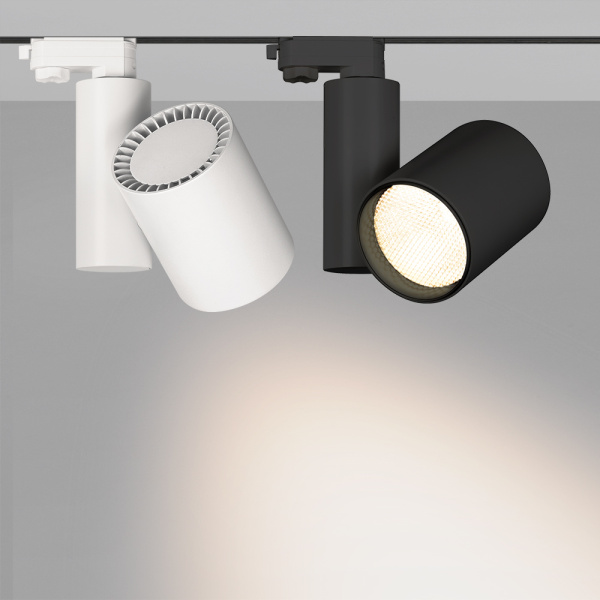 картинка Трековый светильник светодиодный LGD-SHOP-4TR-R100-40W Warm3000 (BK, 24 deg) (Arlight, IP20 Металл, 5 лет) 026284 от магазина BTSvet