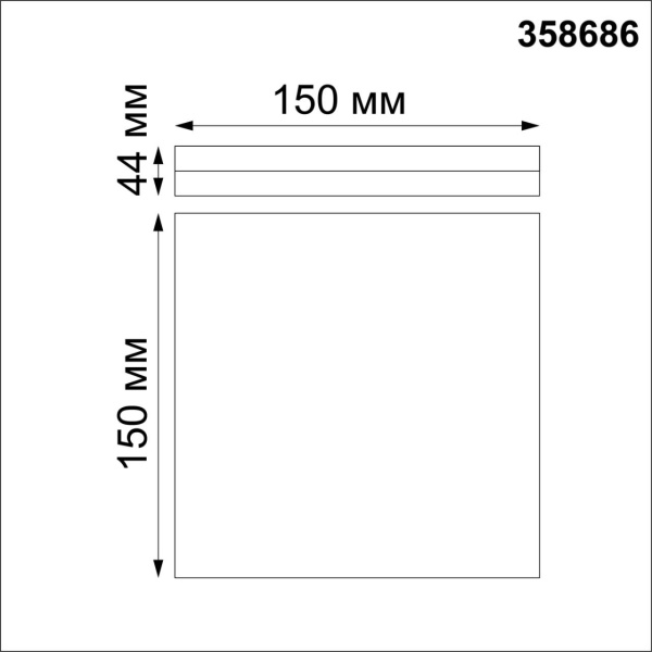 картинка Настенно-потолочный светильник светодиодный Over 358686 IP54 от магазина BTSvet