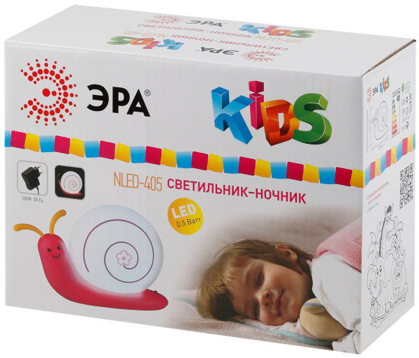 картинка Ночник светодиодный для детской с выключателем NLED-405-0.5W-M от магазина BTSvet