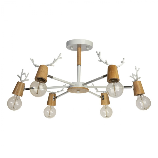 Потолочная люстра для детской Sven 10024/6 White Потолочная люстра для детской Sven 10024/6 White