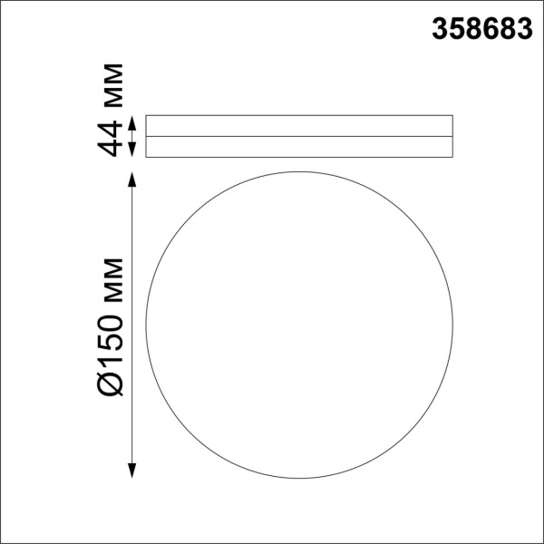 картинка Настенно-потолочный светильник светодиодный Over 358683 IP54 от магазина BTSvet