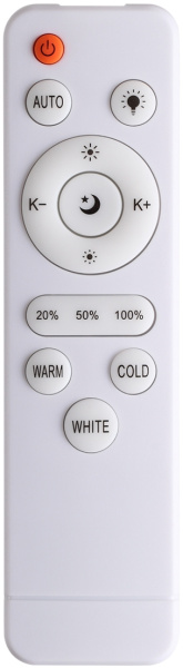 картинка Настенно-потолочный светильник светодиодный для ванной с пультом регулировкой цветовой температуры и яркости ночным режимомOrso 3059/DL IP43 от магазина BTSvet
