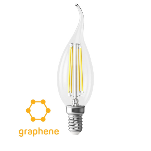 картинка Лампочка светодиодная Candle wind 9W Graphene 7133 от магазина BTSvet