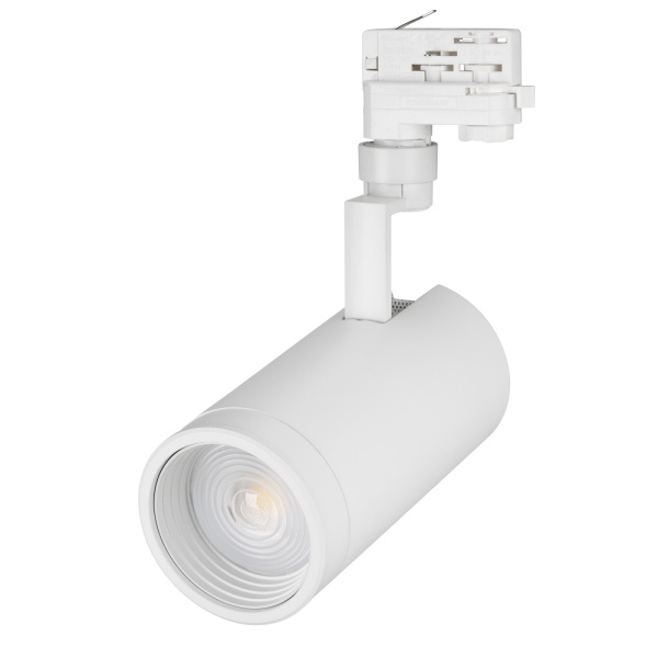 картинка Трековый светильник светодиодный LGD-ZEUS-4TR-R100-30W Warm (WH, 20-60 deg) (Arlight, IP20 Металл, 3 года) 024610 от магазина BTSvet