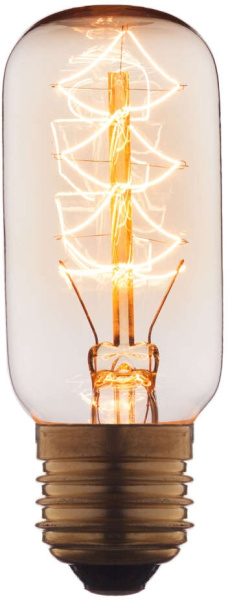 Ретро лампочка накаливания Эдисона цилиндр E27 40W 2400-2800K 3840-S