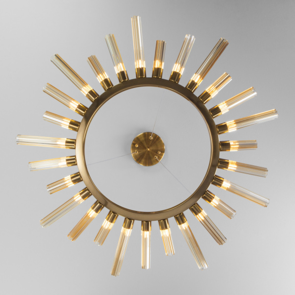 картинка Подвесная люстра светодиодная Sole 557 магазин BTSvet картинка Подвесная люстра светодиодная Sole 557 от магазина BTSvet