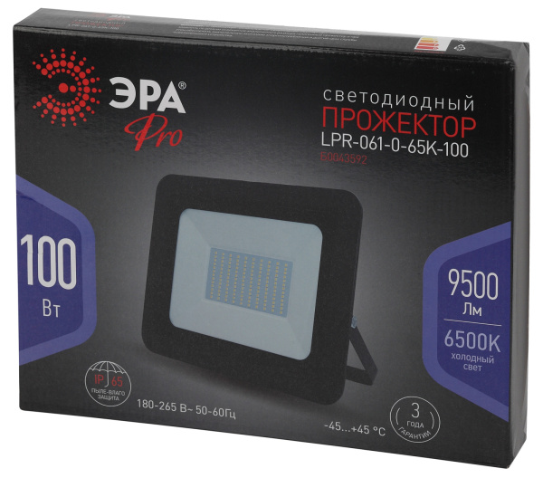 картинка Прожектор уличный светодиодный LPR-061-0-65K-100 IP65 от магазина BTSvet