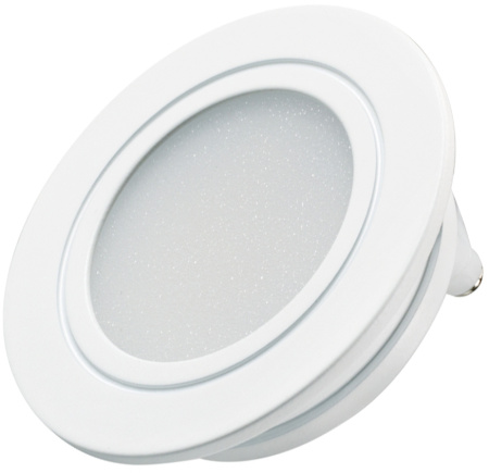 Светодиодный светильник мебельный LTM-R60WH-Frost 3W Warm White 110deg (Arlight, IP40 Металл, 3 года) 020762