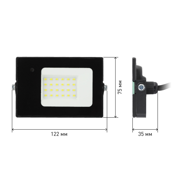 картинка Прожектор уличный светодиодный LPR-041-1-65K-020 IP65 от магазина BTSvet
