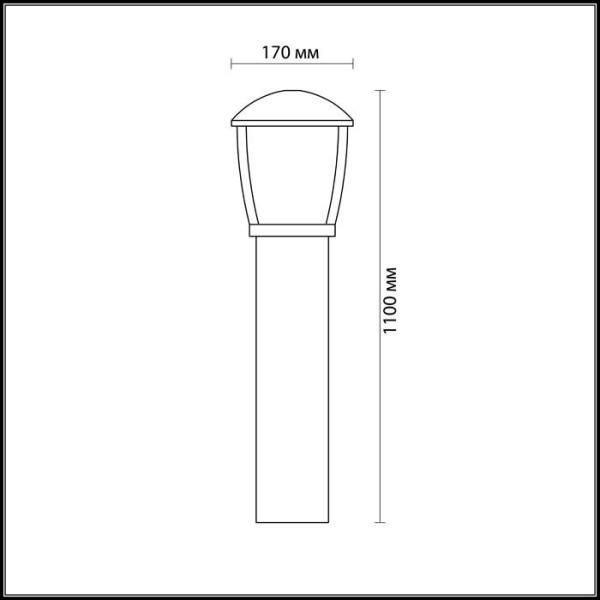 картинка Наземный светильник Tako 4051/1F от магазина BTSvet