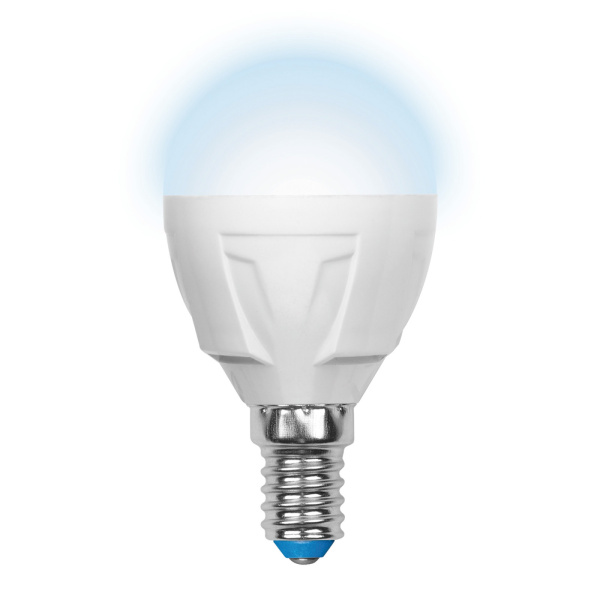 Лампочка светодиодная LED-G45-6W/NW/E14/FR/DIM PLP01WH картон