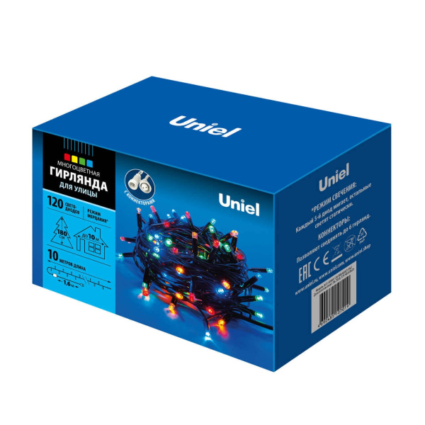 картинка Гирлянда светодиодная ULD-S1000-120/TBK MULTI IP67 от магазина BTSvet